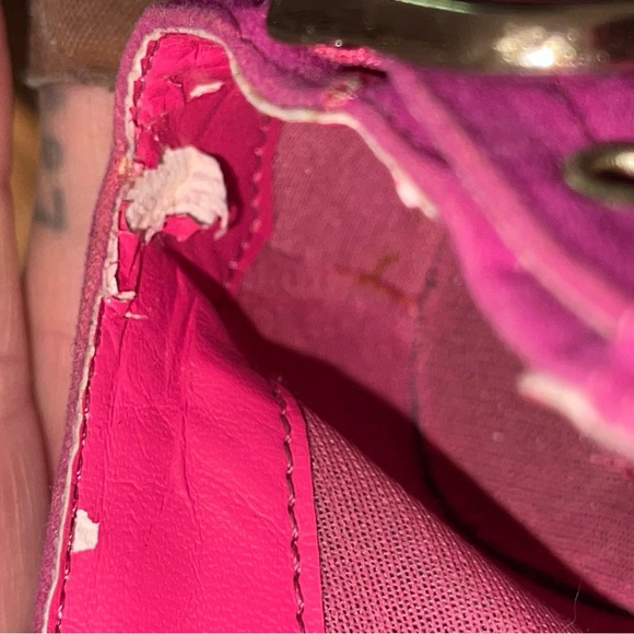 Machi Pink Suede Buckle Platform Booties - Picture 9 of 13